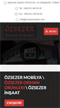 Mobile Screenshot of ozsezermobilya.com